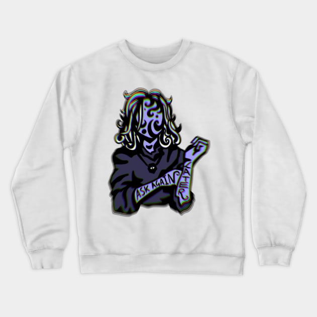 Ask Again Later. Dreamcore in cloud purple Crewneck Sweatshirt by TheDoodlemancer